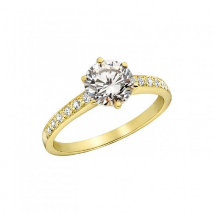 Δαχτυλίδι Χρυσό 14K (RI396 - RY112)